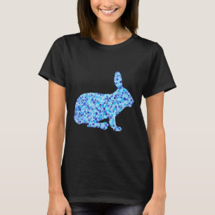 T-shirt Conception de vitrail de lapin