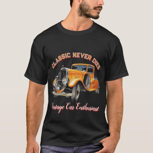 T-SHIRT CONCEPTION DE VOITURE CLASSIQUE (Devant)