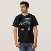 T-shirt Conception de voiture cool. (Devant entier)