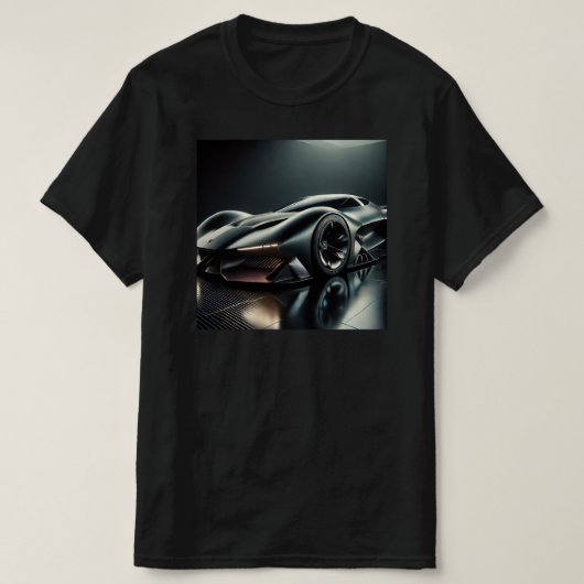 T-shirt Conception de voiture cool. (Design devant)