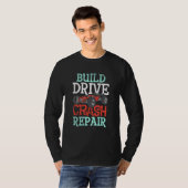 T-shirt Conception de voiture RC pour course RC - Construi (Devant entier)
