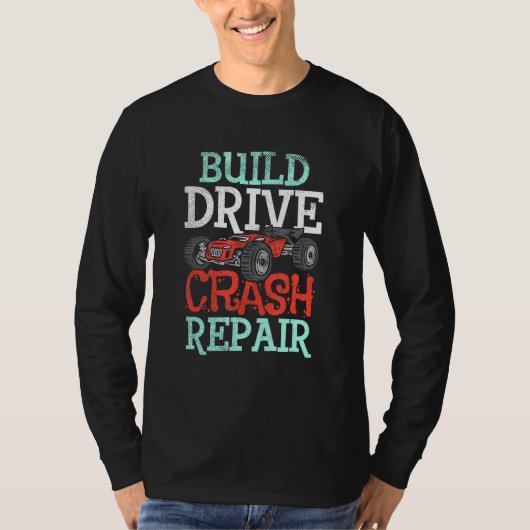 T-shirt Conception de voiture RC pour course RC - Construi (Devant)