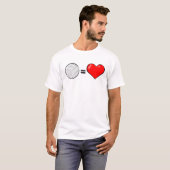 T-shirt Conception de volley-ball (Devant entier)