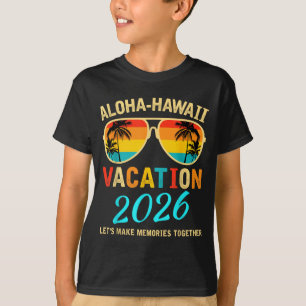 T-shirt Conception de voyage en famille Aloha Hawaii