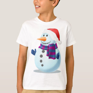 T-shirt Conception de Xmas Kids Sweatshirt-Snowman