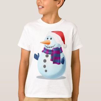 T-shirt Conception de Xmas Kids Sweatshirt-Snowman