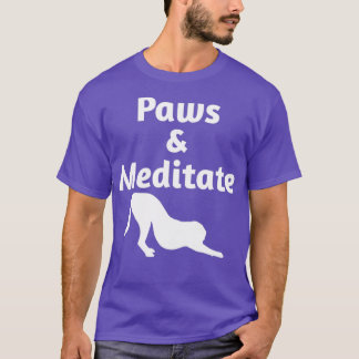 T-shirt Conception de yoga mignonne pour les pattes Amoure