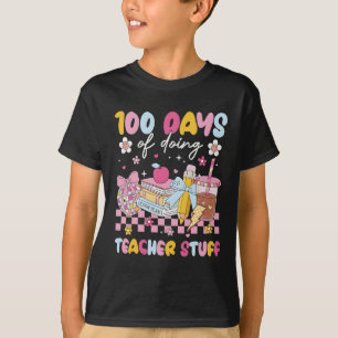 T-shirt Conception d'école mignonne de 100 jours de faire