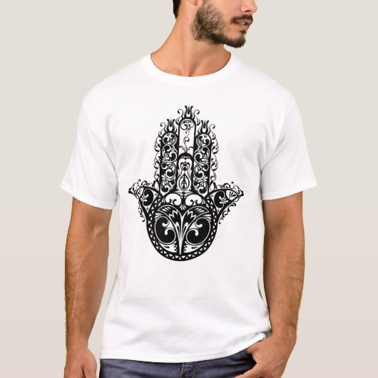 T-shirt Conception décorative de Hamsa (Devant)
