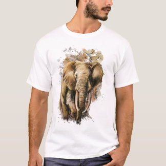 T-shirt Conception d'éléphant royal par Animals House