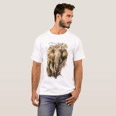 T-shirt Conception d'éléphant royal par Animals House (Devant entier)