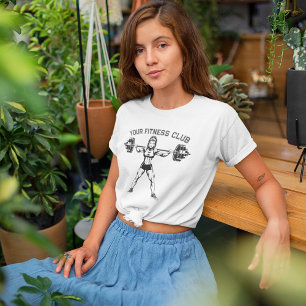 T-shirt Conception d'élévateur de poids du club de remise