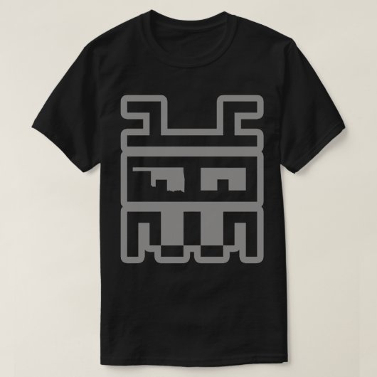 T-SHIRT CONCEPTION D'ENCRE GRAY KODEFACE 405 (Design devant)