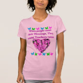 T-SHIRT CONCEPTION D'ENSEIGNANT FLORAL JOLIE ROSE (Devant)
