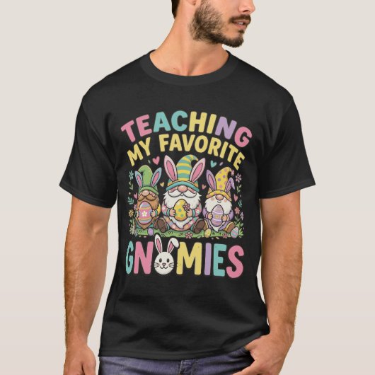 T-shirt Conception d'enseignant gnome mignon enseignement  (Devant)