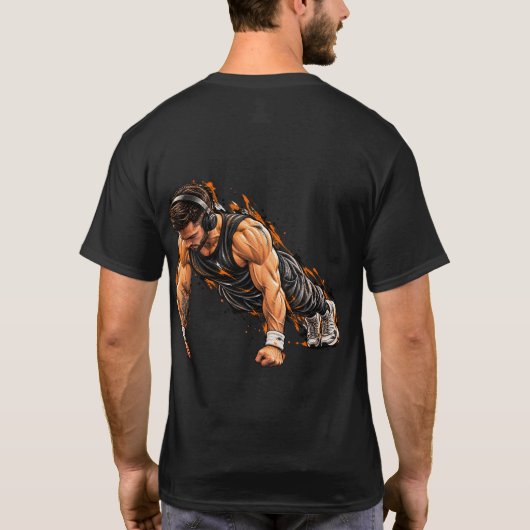T-shirt Conception d'entraînement continue (Dos)