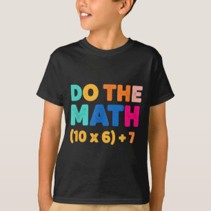 T-shirt Conception d'équation colorée de mathématiques Fai