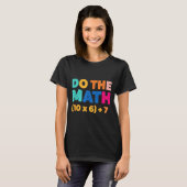 T-shirt Conception d'équation colorée de mathématiques Fai (Devant entier)