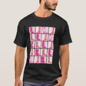 T-shirt Conception des bottes pour fille en tableau de bor (Devant)