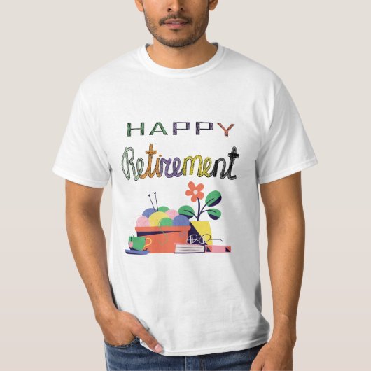 T-shirt Conception des célébrations de retraite (Devant)
