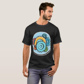 T-shirt Conception des engrenages (Devant entier)
