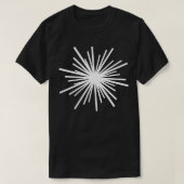 T-shirt conception des lignes (Design devant)