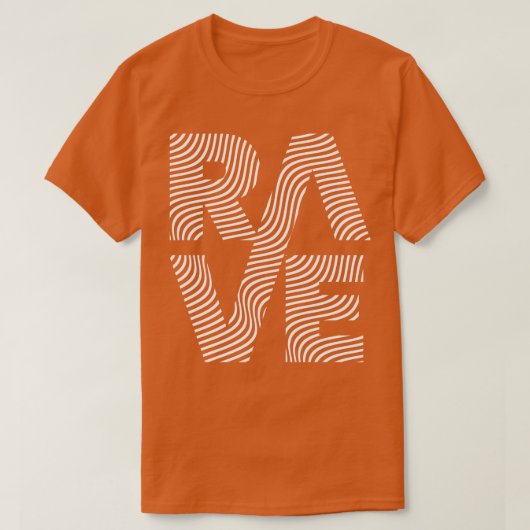 T-shirt Conception des lignes de rave (Design devant)