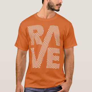 T-shirt Conception des lignes de rave