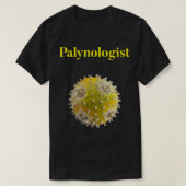 T-shirt Conception des Palynologistes pour pollen et l'amo (Design devant)