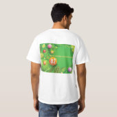 T-shirt Conception des suppléments nutritionnels bio (Dos entier)