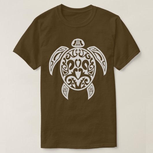 T-shirt Conception des tortues tribales (Design devant)
