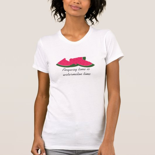 T-shirt Conception des tranches de pastèque (Devant)