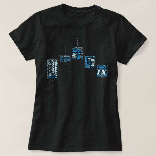 T-shirt Conception des transactions pour le change de devi (Design devant)