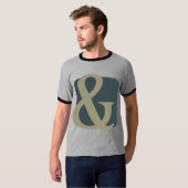 T-shirt Conception d'esperluète (Devant entier)