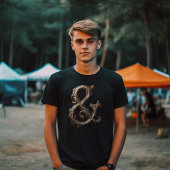 T-shirt Conception d'esperluette ornée