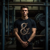 T-shirt Conception d'esperluette ornée