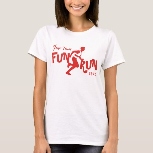 T-shirt Conception d'exécution amusante (Devant)