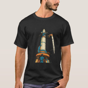 T-shirt Conception d'exploration spatiale futuriste