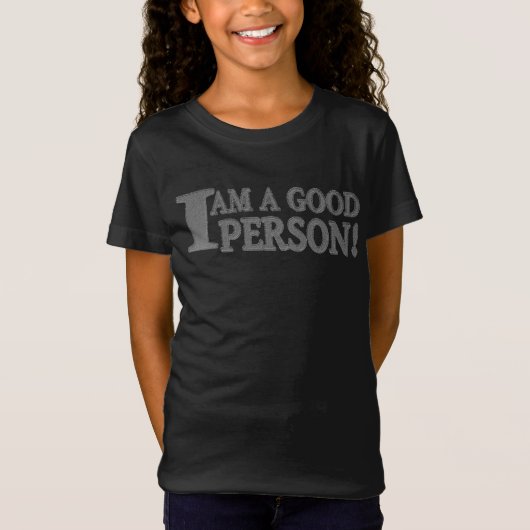 T-Shirt Conception d'expression mignonne "BONNE PERSONNE"  (Devant)