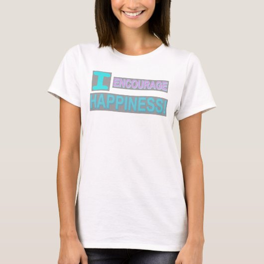 T-shirt Conception d'expression mignonne "Encourager le bo (Devant)