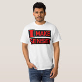 T-shirt Conception d'expression mignonne "Rendre logique" (Devant entier)