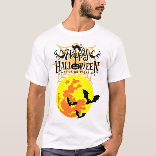 T-shirt conception d'Halloween (Devant)