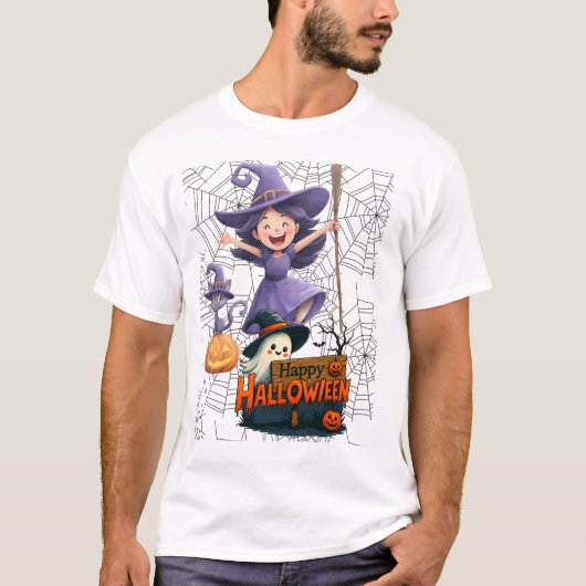 T-shirt conception d'Halloween (Devant)