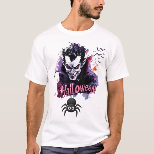T-shirt conception d'Halloween (Devant)