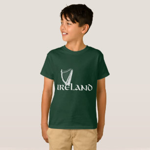 T-shirt Conception d'harpe de l'Irlande, harpe irlandaise