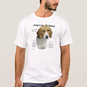 T-shirt Conception d'histoire de fox-hound américain