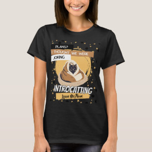 T-shirt Conception d'humour de chat introverti drôle