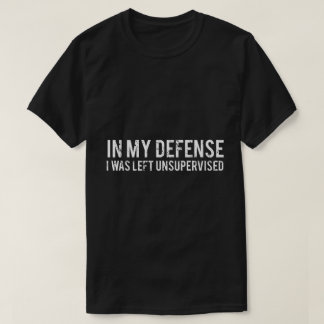 T-shirt Conception d'humour de citation non supervisée drô