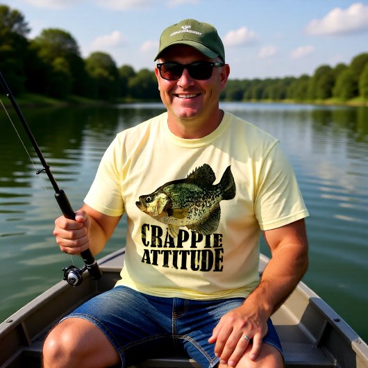 T-shirt Conception d'humour de pêche à la marache Attitude