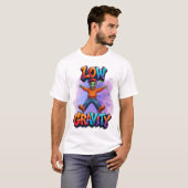 T-shirt Conception d'humour spatial extraterrestre drôle à (Devant entier)